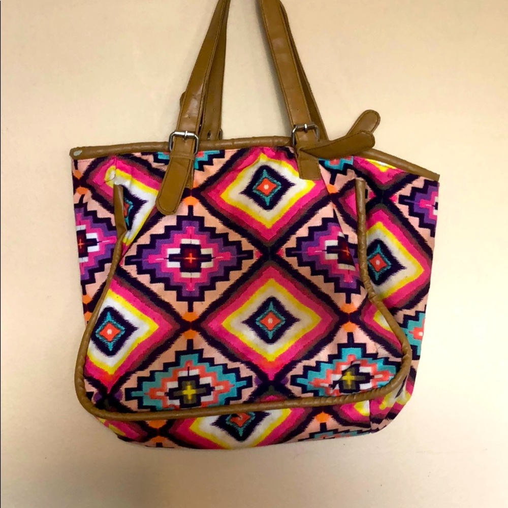 Patterned Tote Bag